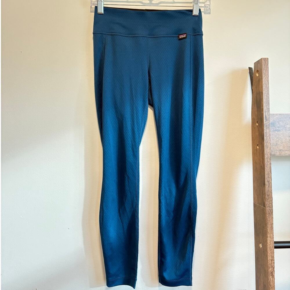 Patagonia Capilene Thermal Layering Blue Stretchy Pants XXS,Winter Wear